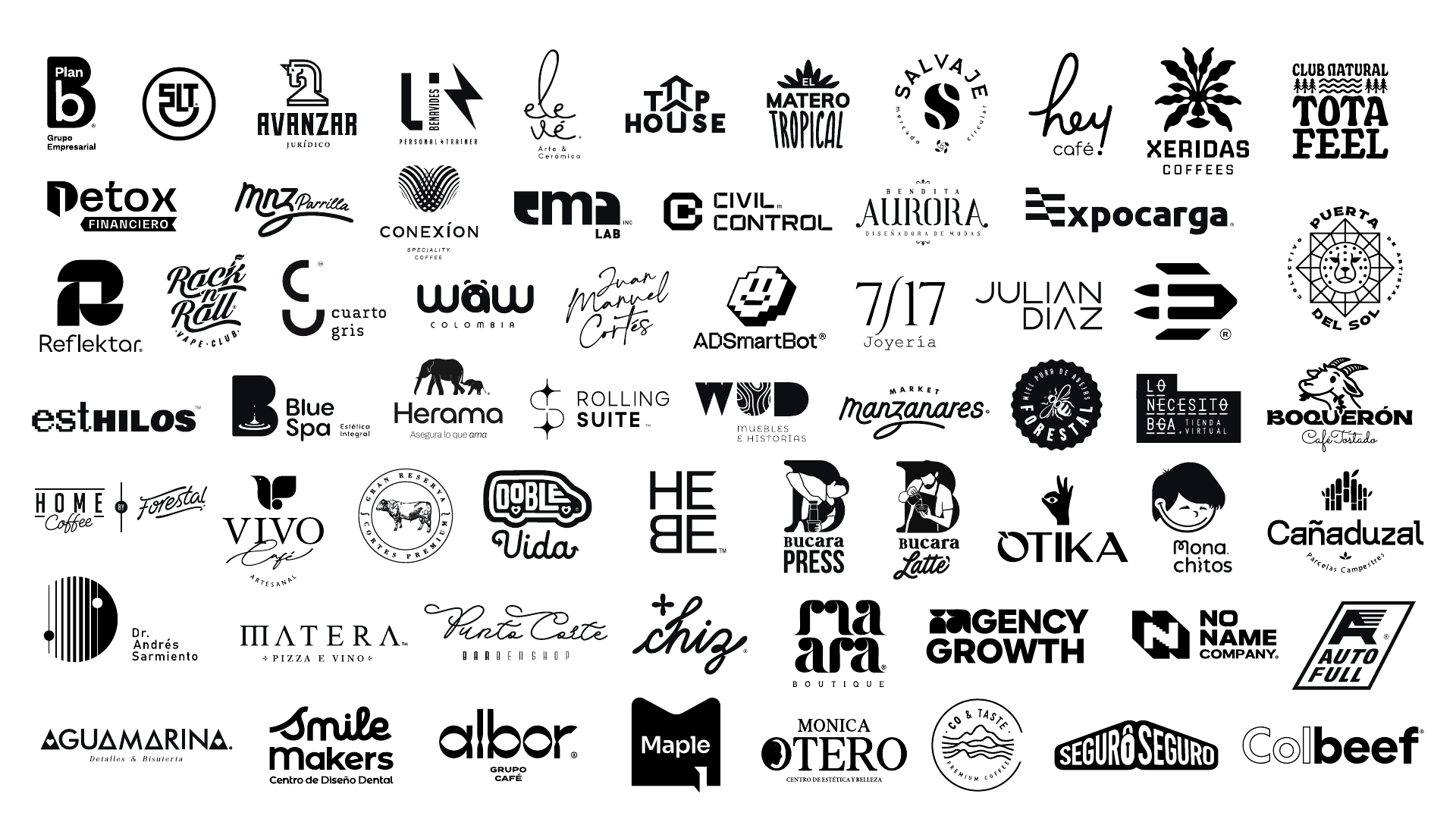 Marcas diseñadas por Banco de la Creatividad